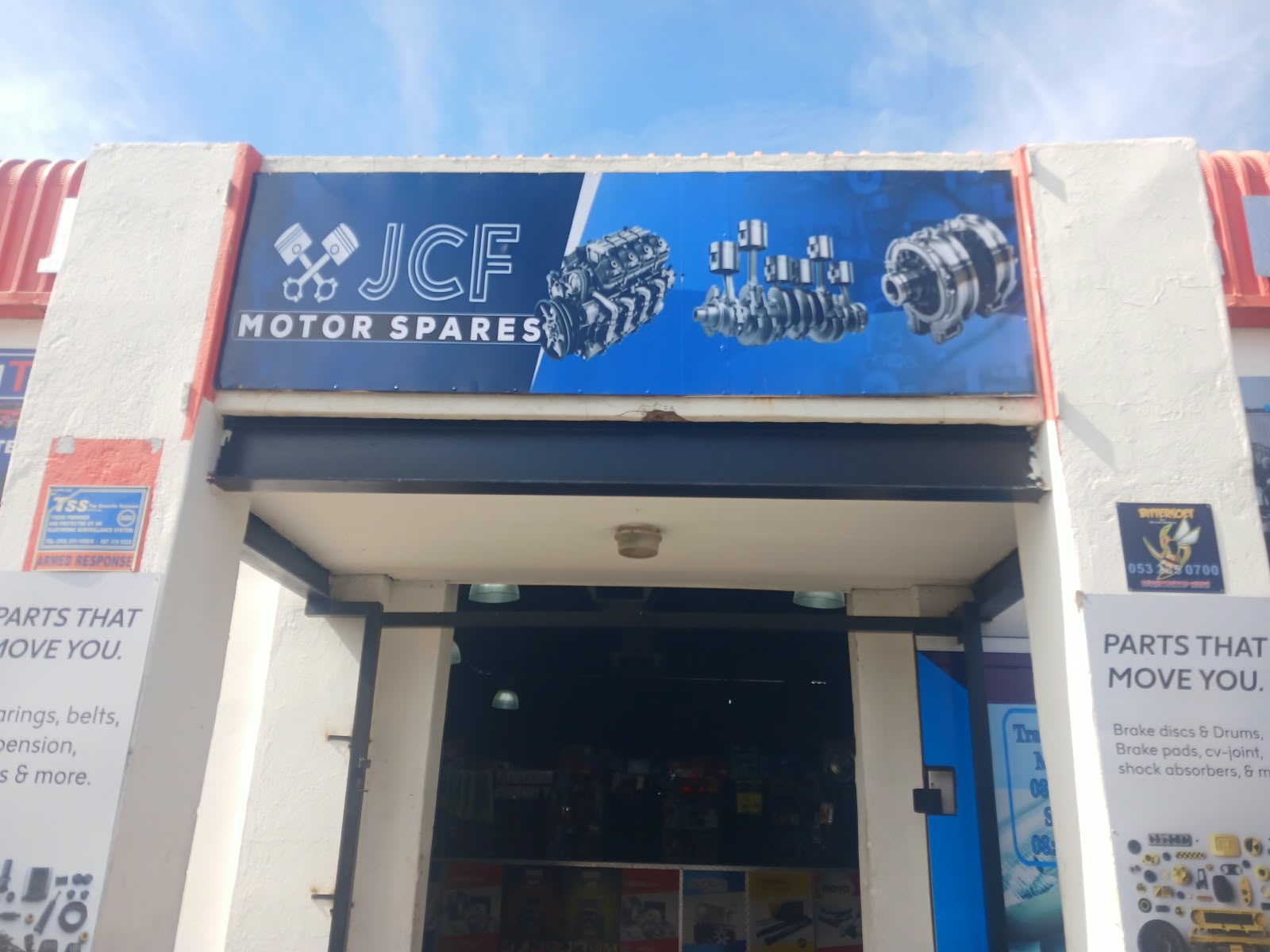 JCF Motor Spares shop front